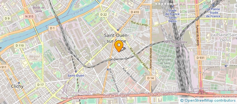 localisation de l'entreprise RENOVATION LANCRY à SAINT-OUEN-SUR-SEINE