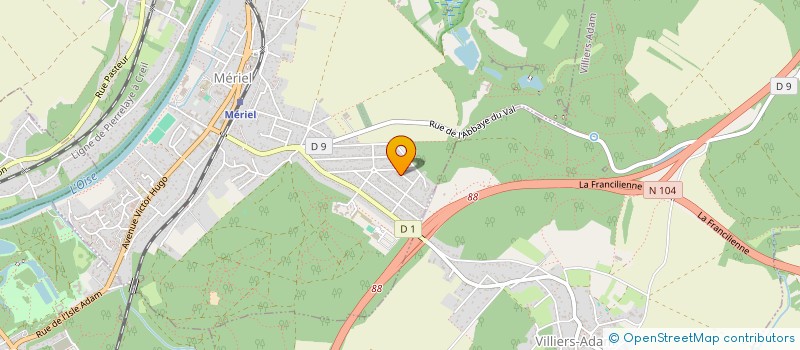 localisation de l'entreprise RENOVATION LERAT  MERIEL