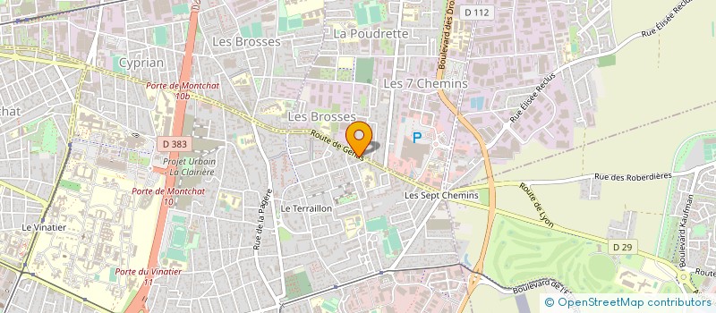 localisation de l'entreprise RENOVATION MAINTENANCE SERVICES à BRON