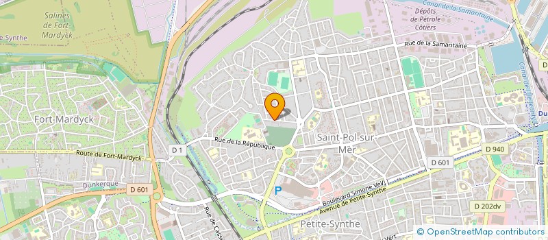 localisation de l'entreprise RENOVATION NEUF PLATRERIE ISOLATION à DUNKERQUE