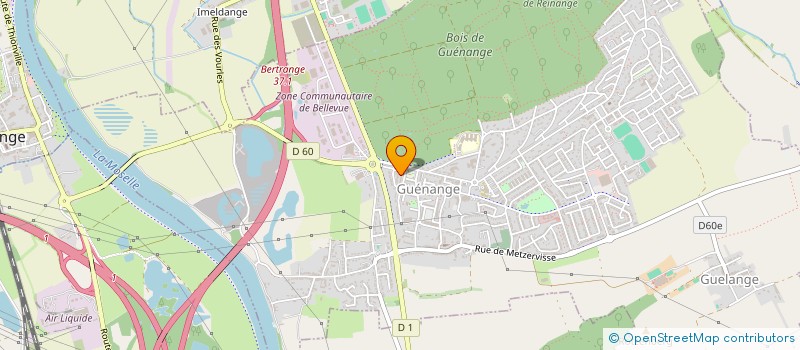 localisation de l'entreprise RENOVATION NORD  GUENANGE