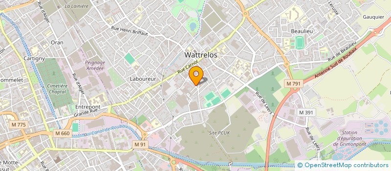 localisation de l'entreprise RENOVATION NOVA à WATTRELOS