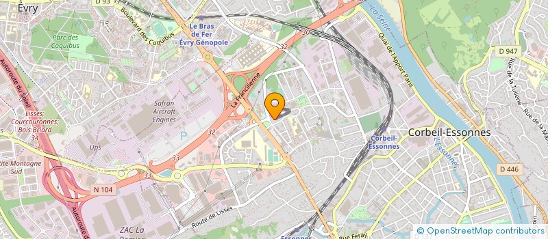 localisation de l'entreprise RENOVATION PARISIENNE  LIEUSAINT