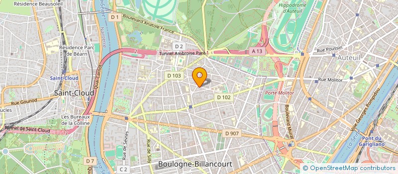 localisation de l'entreprise RENOVATION PETITES CONSTRUCTIONS à BOULOGNE-BILLANCOURT