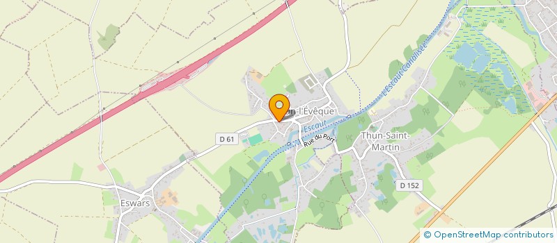 localisation de l'entreprise RENOVATION PLATRERIE ISOLATION  THUN-L'EVEQUE