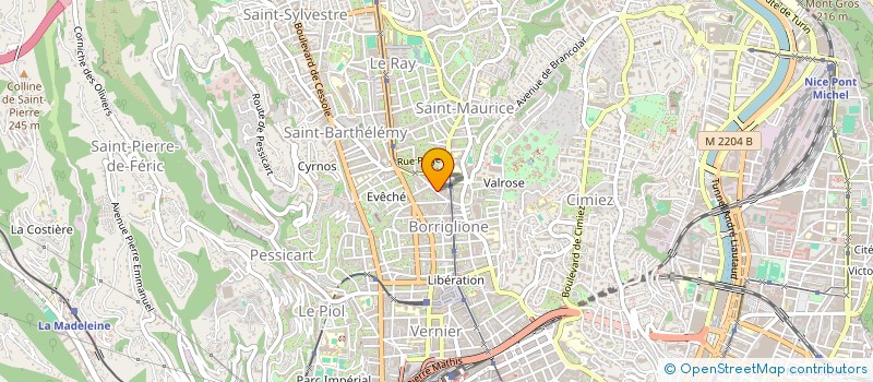 localisation de l'entreprise RENOVATION PLOMBERIE CLIMATISATION à NICE