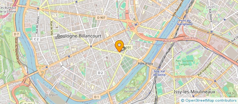 localisation de l'entreprise RENOVATION PROMOTION à BOULOGNE-BILLANCOURT