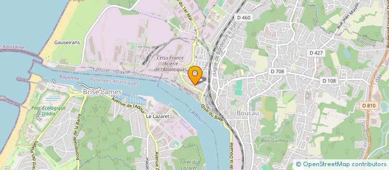 localisation de l'entreprise RENOVATION PROTECTION ISOLATION  BOUCAU