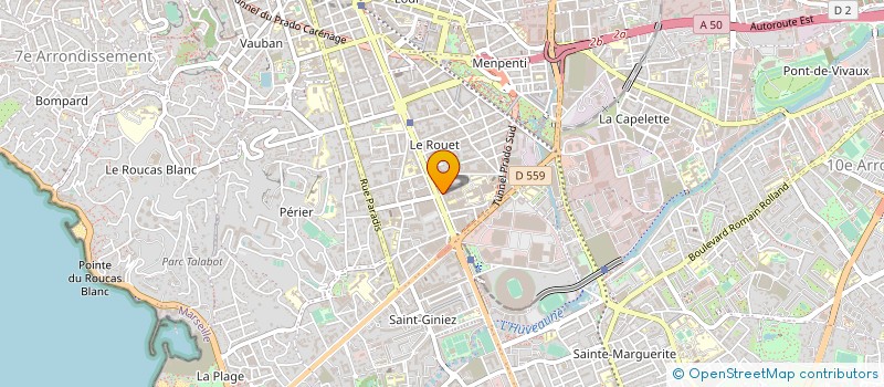 localisation de l'entreprise RENOVATION PROVENCE BATIMENT à MARSEILLE