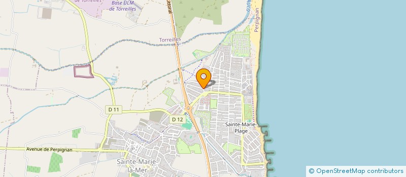 localisation de l'entreprise RENOVATION ROUSSILLON  SAINTE-MARIE-LA-MER