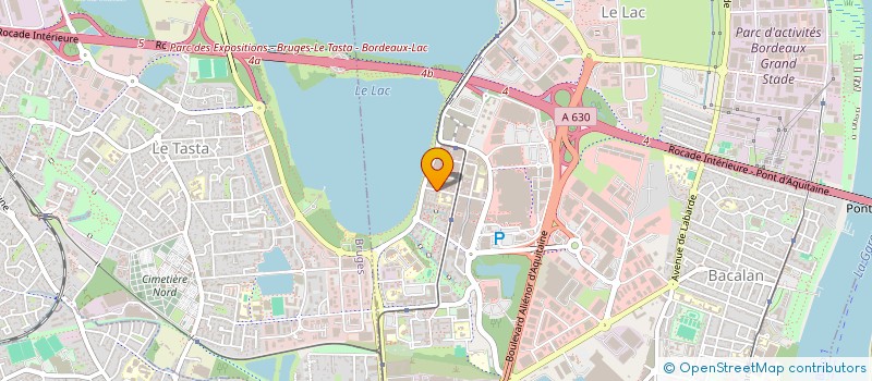 localisation de l'entreprise RENOVATION SERVICES ET TRAVAUX  BORDEAUX