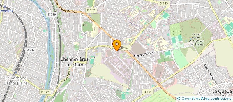 localisation de l'entreprise RENOVATION SURELEVATION EXTENSION  CHENNEVIERES-SUR-MARNE