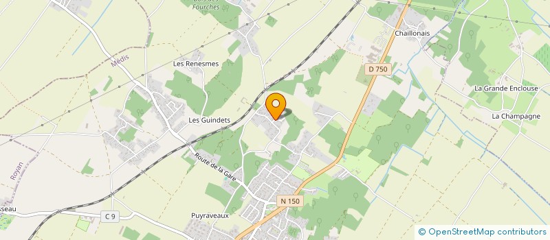 localisation de l'entreprise RENOVATION TEYSSIER COUVERTURE  MEDIS