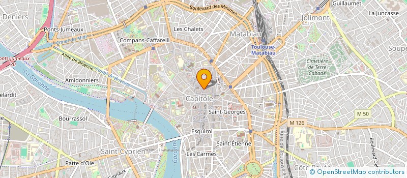 localisation de l'entreprise RENOVATION TOITURE OCCITANIE à TOULOUSE