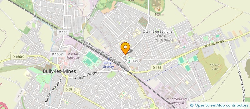 localisation de l'entreprise RENOVATION TOUS BATIMENTS ARTISANALE  GRENAY