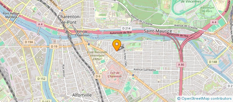 localisation de l'entreprise RENOVATION. TV  MAISONS-ALFORT