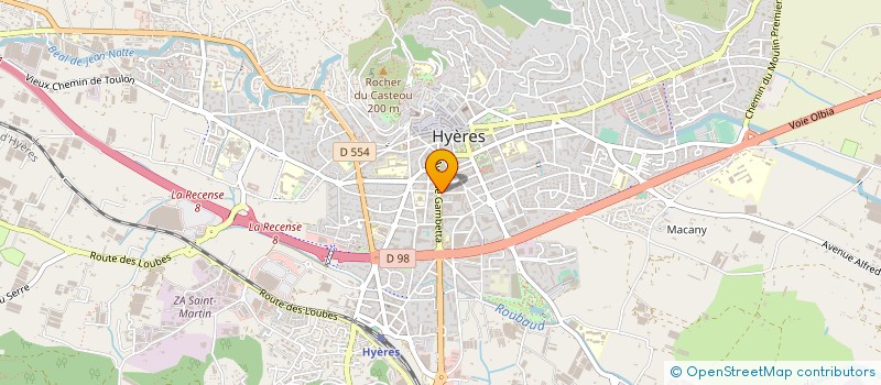 localisation de l'entreprise RENOVATION VAROISE à HYERES