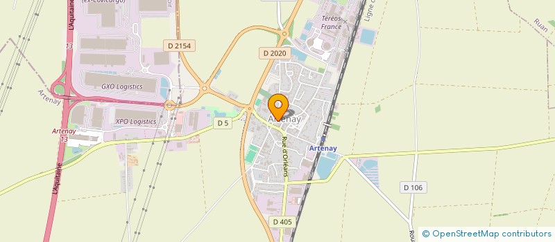 localisation de l'entreprise RENOVATION VAZQUEZ à ARTENAY