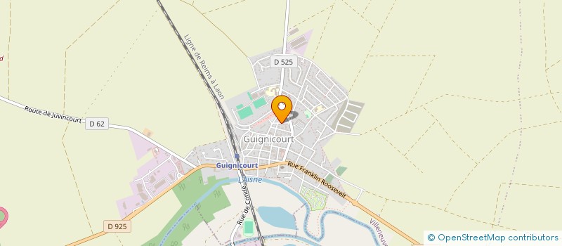 localisation de l'entreprise RENOVATION VENTES SERVICE DE L AISNE  VILLENEUVE-SUR-AISNE