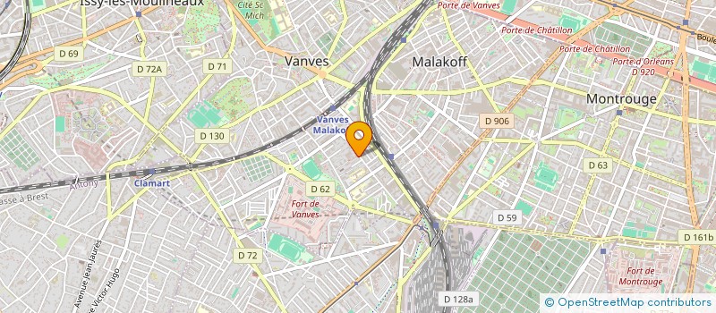 localisation de l'entreprise RENOVATION VITRERIE MIROITERIE MALAKOFF à MALAKOFF