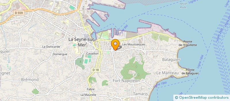 localisation de l'entreprise RENOVATIONS BATIMENTS 3M à LA SEYNE-SUR-MER