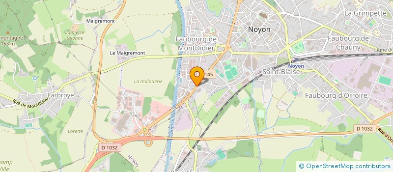 localisation de l'entreprise RENOVATIONS D'ILE DE FRANCE  NOYON