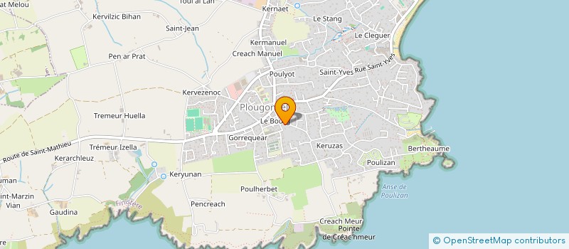 localisation de l'entreprise RENOVATIONS DE LA POINTE  PLOUGONVELIN