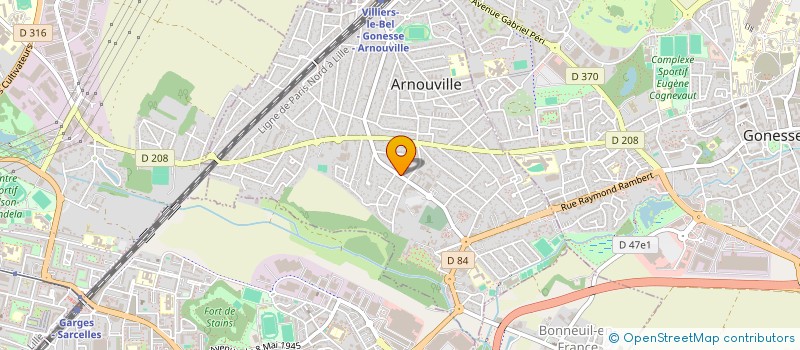 localisation de l'entreprise RENOVATIS à ARNOUVILLE