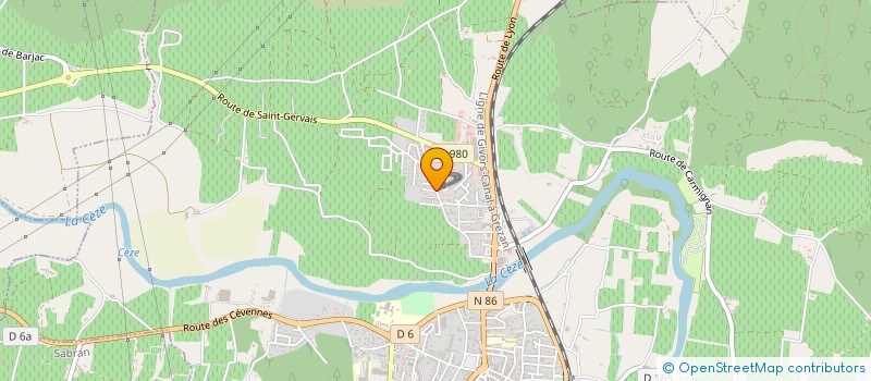 localisation de l'entreprise RENOVATOR  BAGNOLS-SUR-CEZE