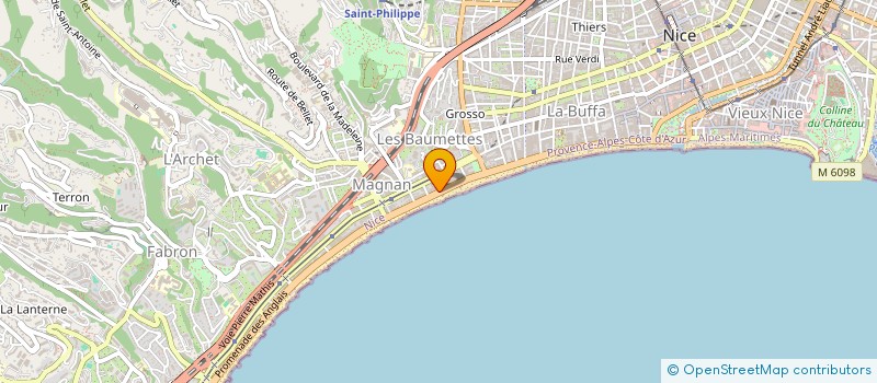 localisation de l'entreprise RENOVATUM à NICE
