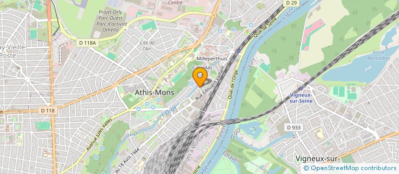 localisation de l'entreprise RENOVAX-FRANCE à ATHIS-MONS