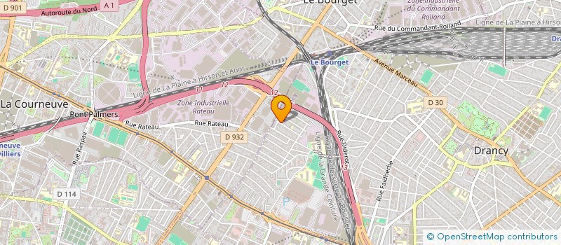 localisation de l'entreprise RENOVBAT  DRANCY