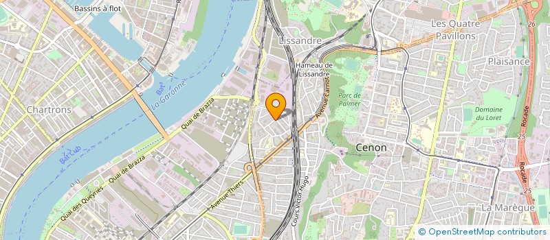 localisation de l'entreprise RENOVBAT à CENON