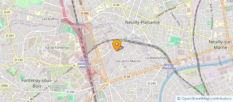 localisation de l'entreprise RENOVBAT à FONTENAY-SOUS-BOIS
