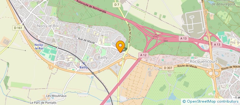 localisation de l'entreprise RENOVBAT  BAILLY