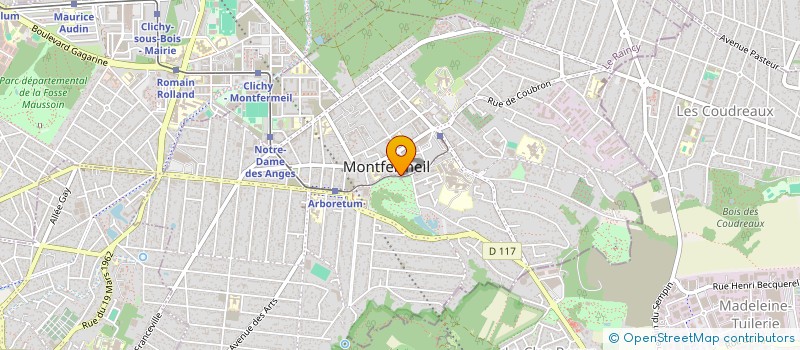 localisation de l'entreprise RENOVBAT à MONTFERMEIL