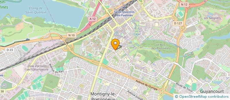 localisation de l'entreprise RENOVBAT  MONTIGNY-LE-BRETONNEUX