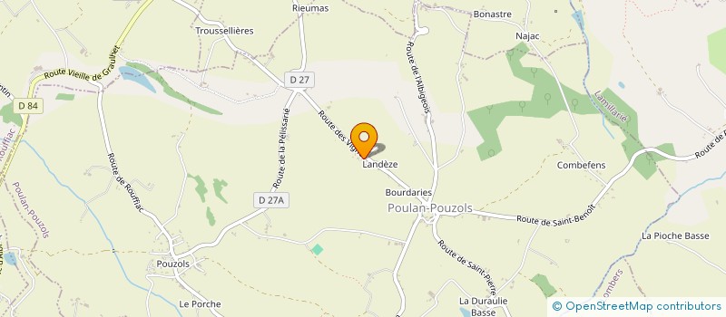 localisation de l'entreprise RENOVCASA81  POULAN-POUZOLS