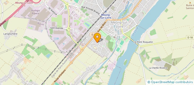 localisation de l'entreprise RENOVCENTRE45 à MEUNG-SUR-LOIRE