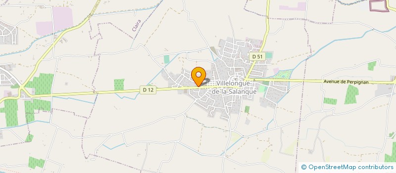 localisation de l'entreprise RENOVCLIM66 à VILLELONGUE-DE-LA-SALANQUE