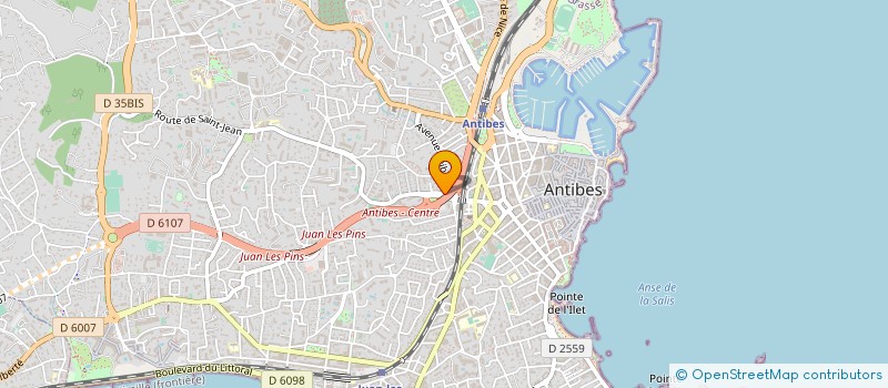 localisation de l'entreprise RENOVDESIGN à ANTIBES