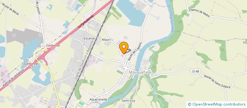 localisation de l'entreprise RENOVE à MARQUEFAVE
