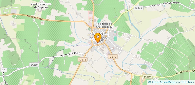 localisation de l'entreprise RENOVE'4 à SAUVETERRE-DE-GUYENNE