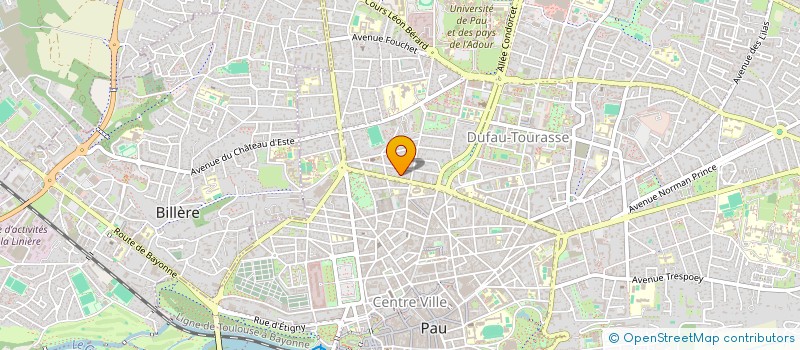localisation de l'entreprise RENOVE 64 à PAU