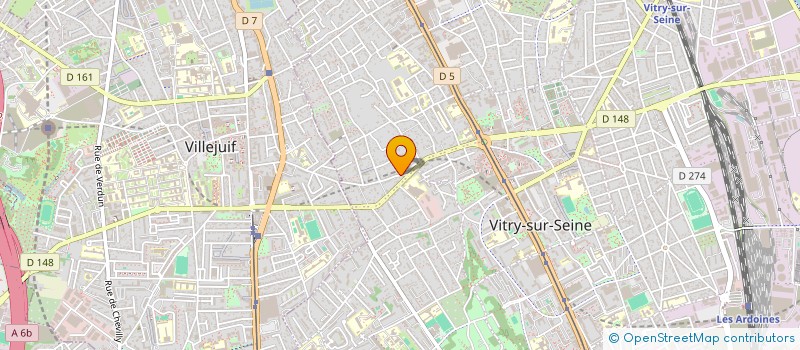 localisation de l'entreprise RENOVE à VITRY-SUR-SEINE