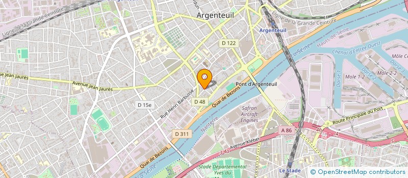 localisation de l'entreprise RENOVE  ARGENTEUIL