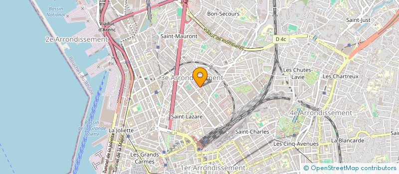localisation de l'entreprise RENOVE-BATIMENT à MARSEILLE