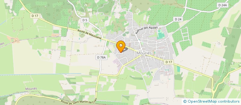 localisation de l'entreprise RENOVE CLEAN  MOURIES