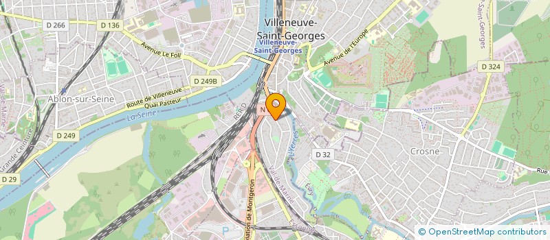 localisation de l'entreprise RENOVE ELEC  VILLENEUVE-SAINT-GEORGES