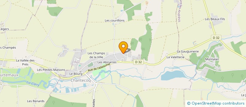 localisation de l'entreprise RENOVE FONTE  CHANTECOQ